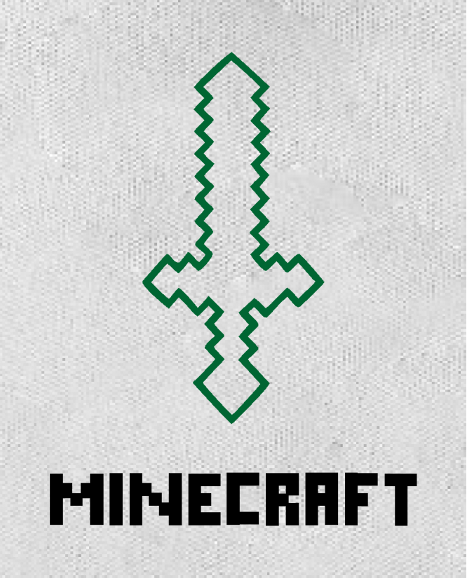 Kepurė  Minecraft  sword